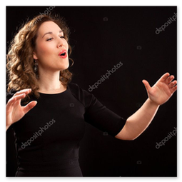 Sezione Tenori in posa di gruppo