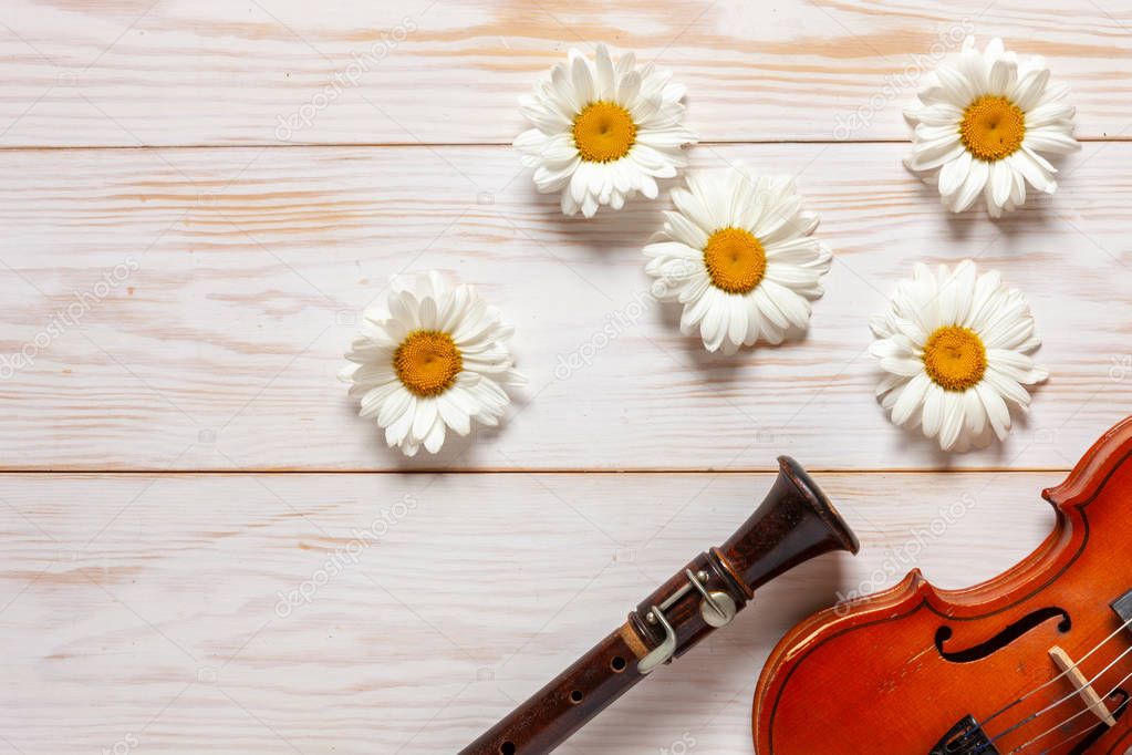 Coro su palco per il concerto di primavera